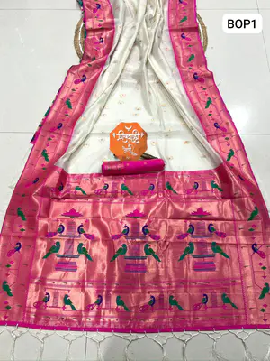 Brocade Organza Paithani