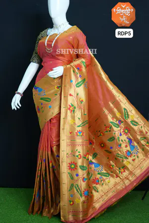 Soft Half Brocket Paithani