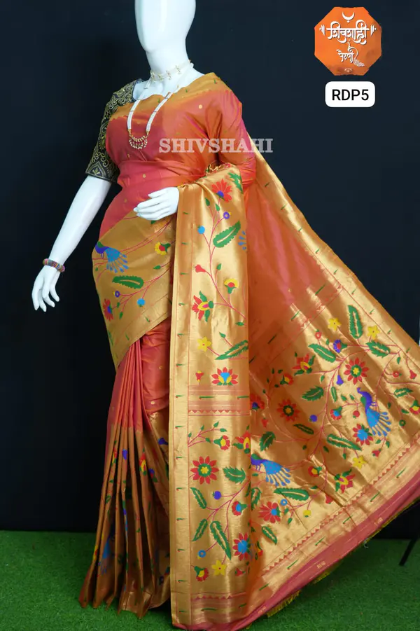 Soft Half Brocket Paithani