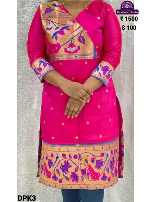 Designer Paithani Kurti