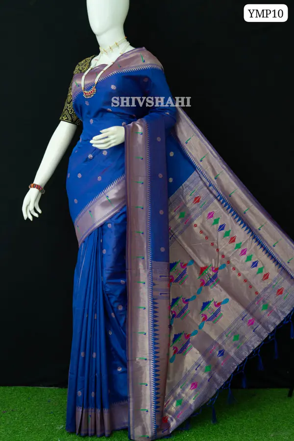 TRADITIONAL YEOLA MUNIYA PAITHANI