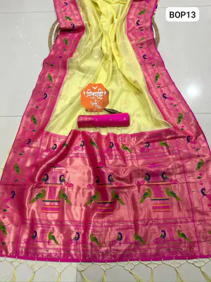 Brocade Organza Paithani