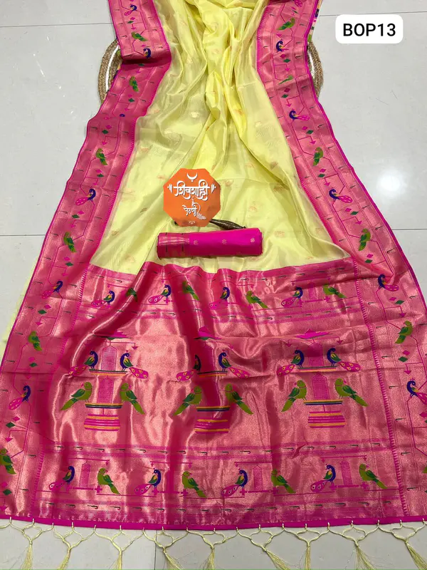 Brocade Organza Paithani