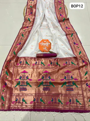 Brocade Organza Paithani