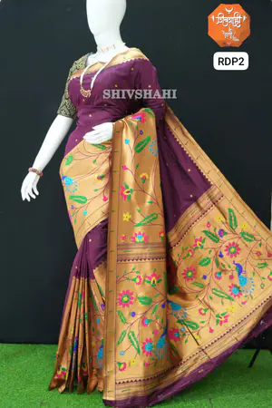 Soft Half Brocket Paithani