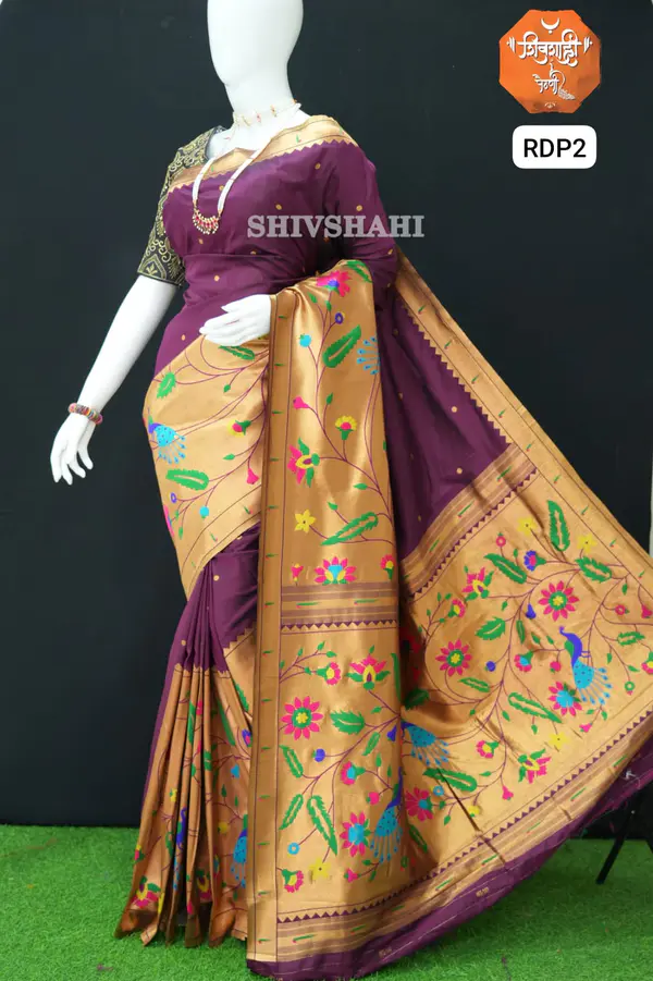 Soft Half Brocket Paithani