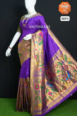 Soft Half Brocket Paithani