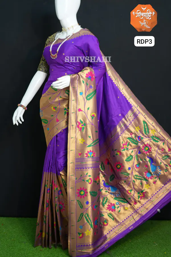 Soft Half Brocket Paithani