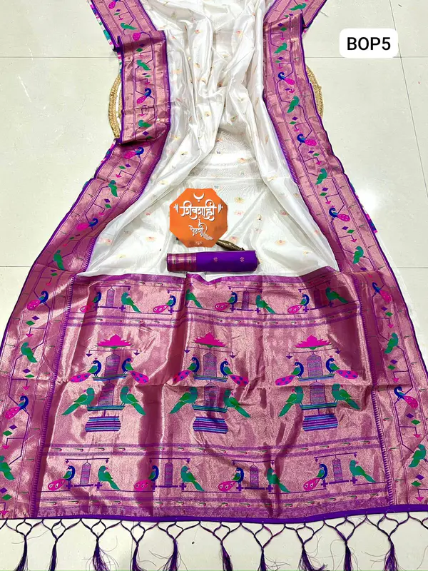 Brocade Organza Paithani