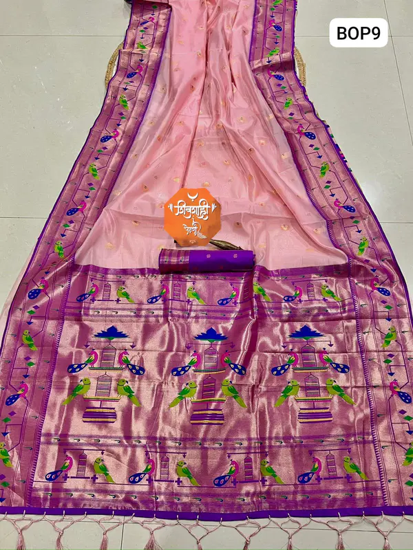 Brocade Organza Paithani