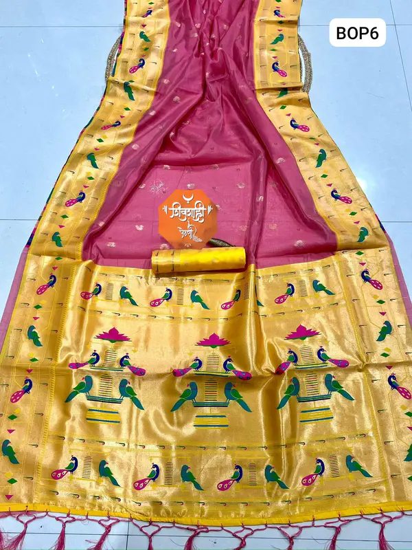 Brocade Organza Paithani